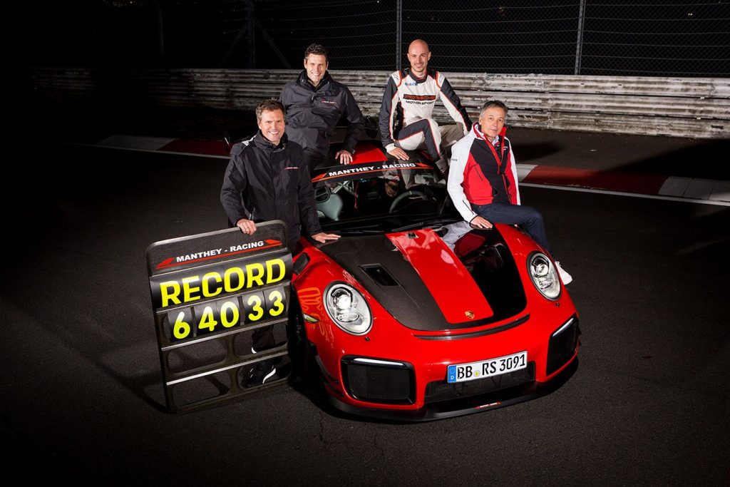 Porsche 911 GT2 RS MR Nordschleife lap record