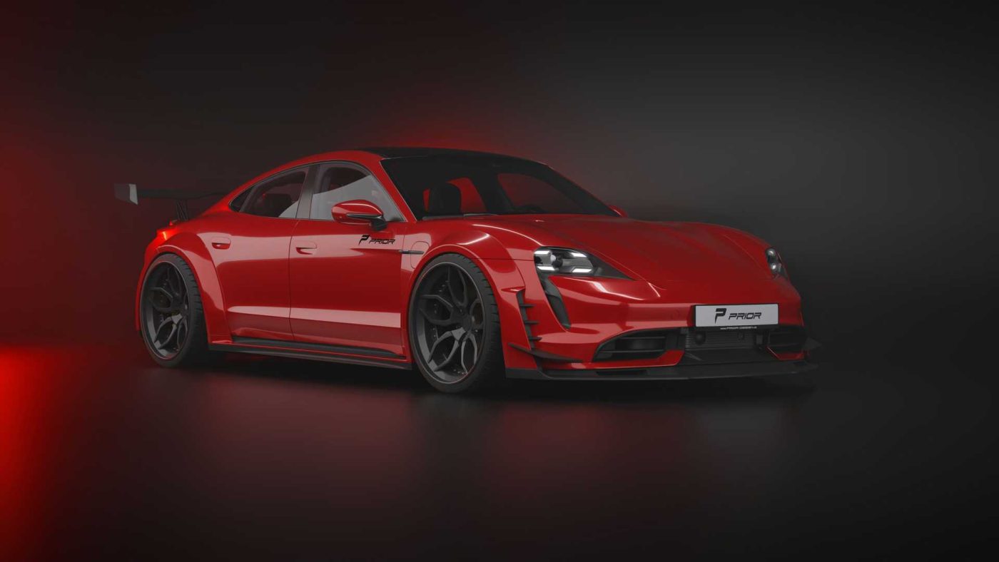 porsche taycan scale model