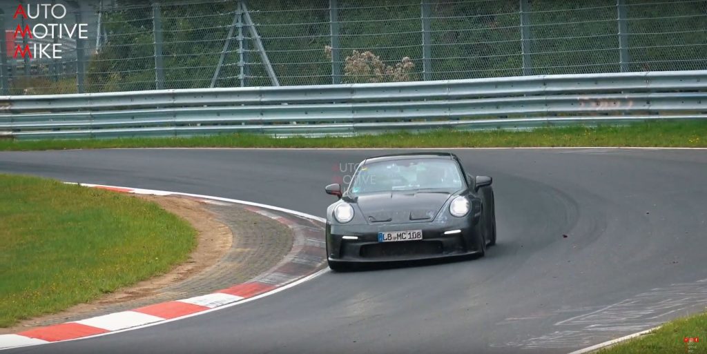 Porsche Type 992 911 GT3 Touring testing