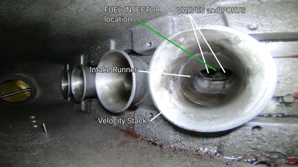 Inside a Supra intake manifold