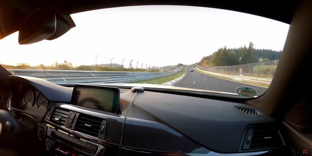Robert Kubica driving an M4