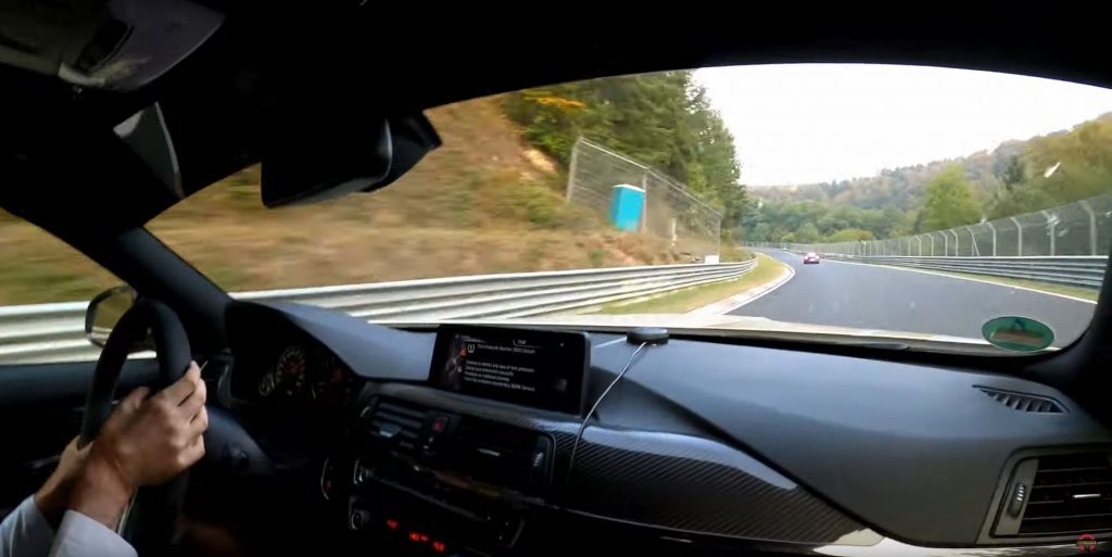 Robert Kubica driving an M4