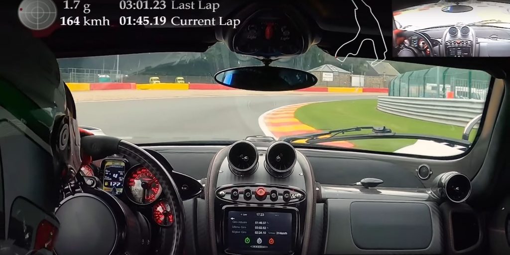 Pagani Huayra Roadster BC lap record