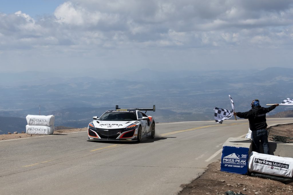 2020 Honda NSX Pikes Peak record