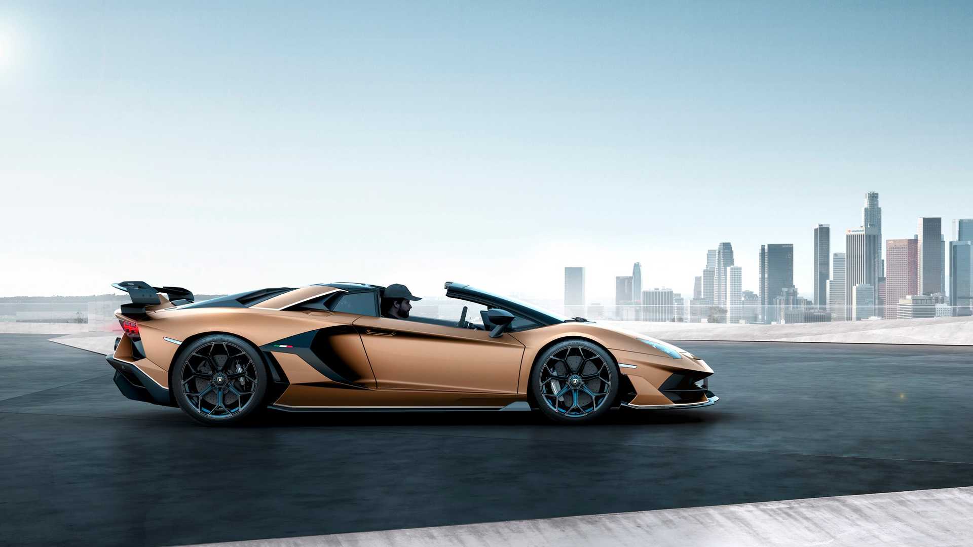 Lamborghini Aventador Svj Black Wallpaper