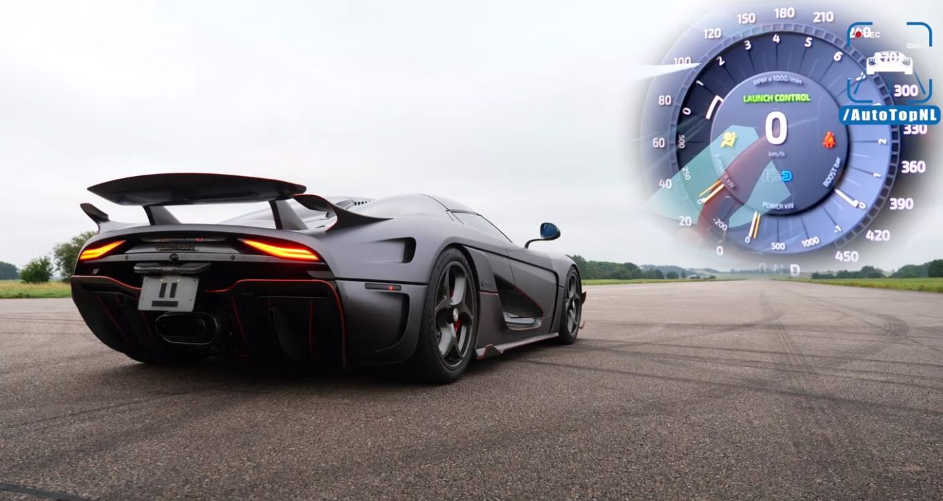 VIDEO: Koenigsegg Regera 0-186 MPH Rocket Ship –