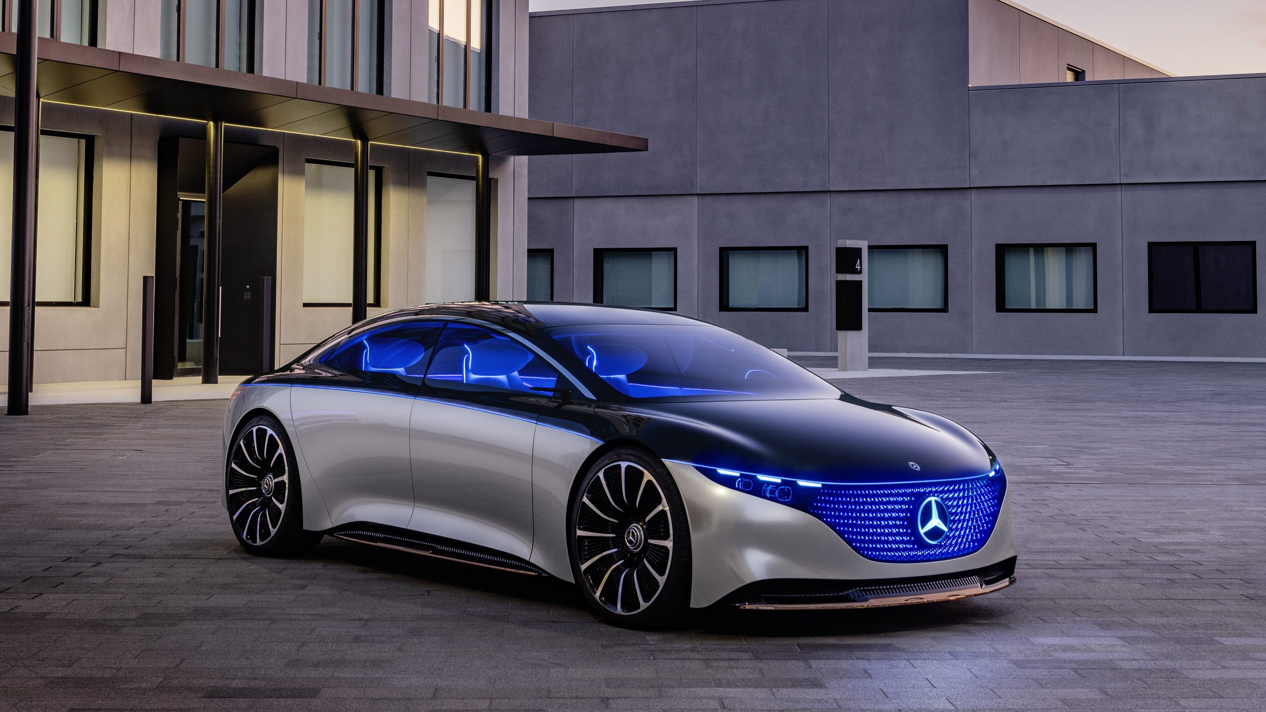2019 Mercedes-Benz Vision EQS Concept Wallpapers – 