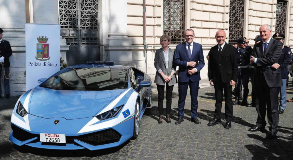 Italian police lamborghini huracan