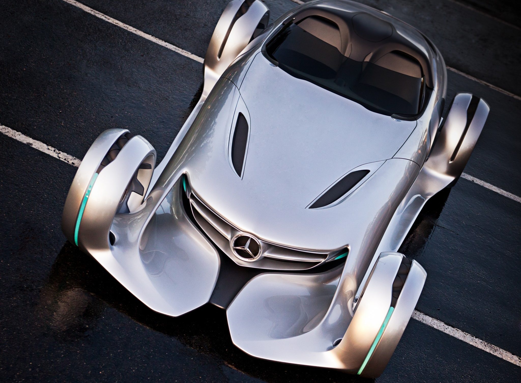2012 Mercedes-Benz Silver Arrow Concept Wallpapers – 