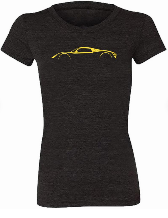 Porsche 918 Hypercar Silhouette T-shirt