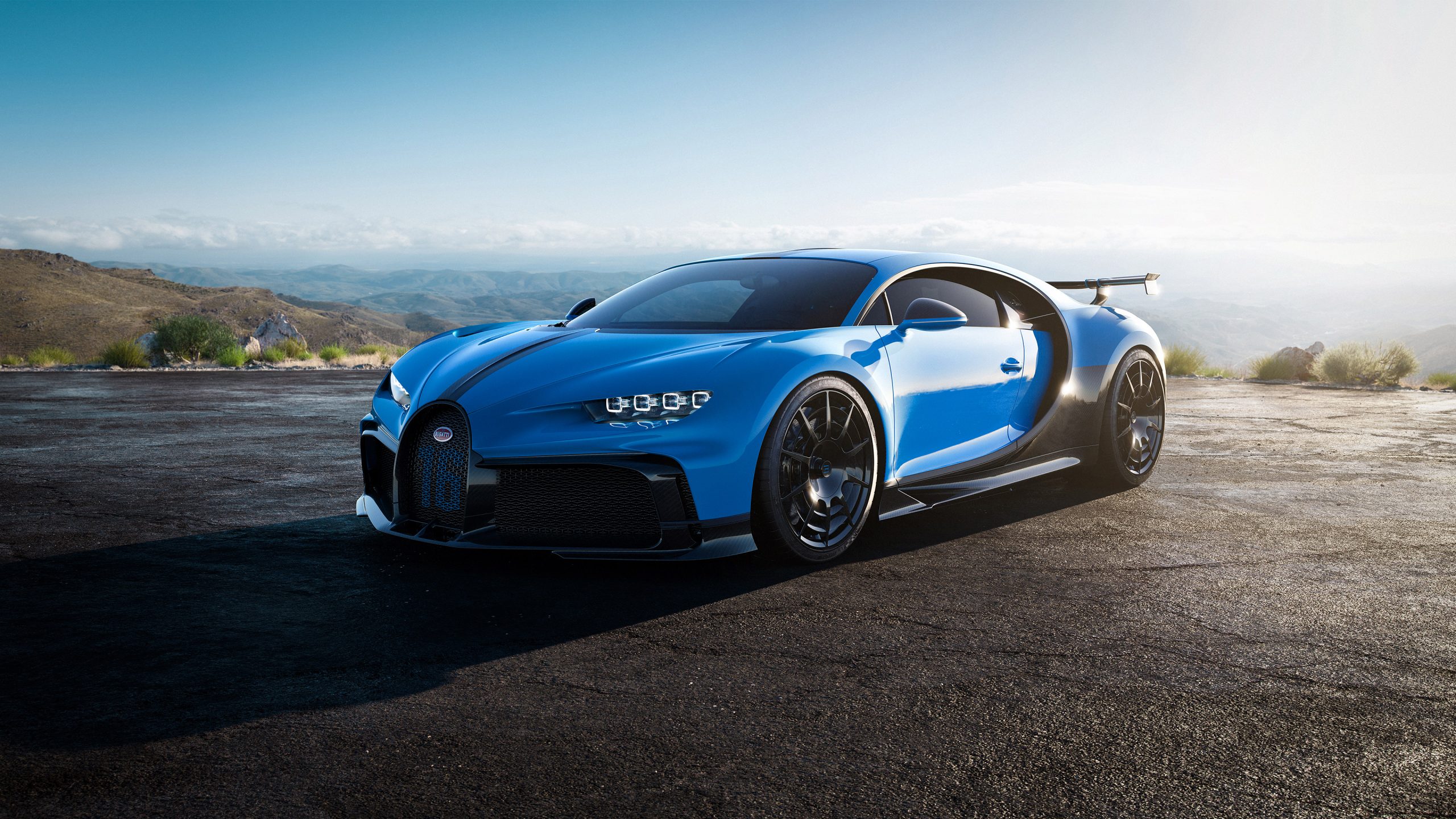 blue bugatti wallpaper