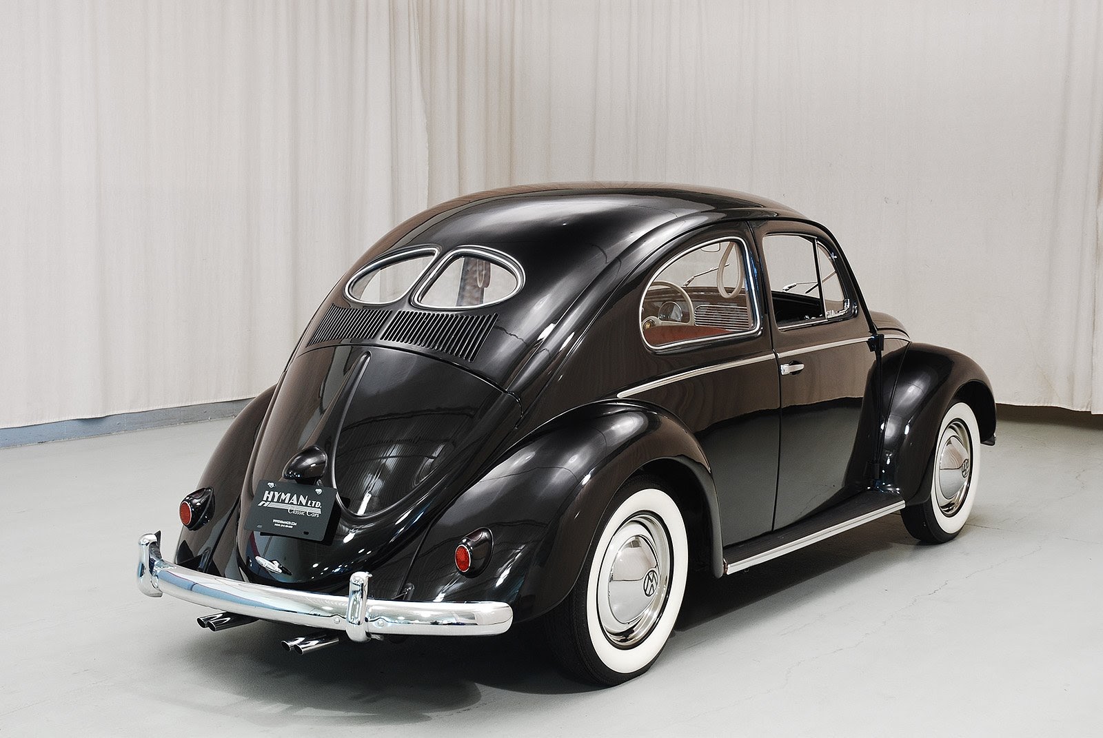 Black 1952 Volkswagen Zwitter Beetle