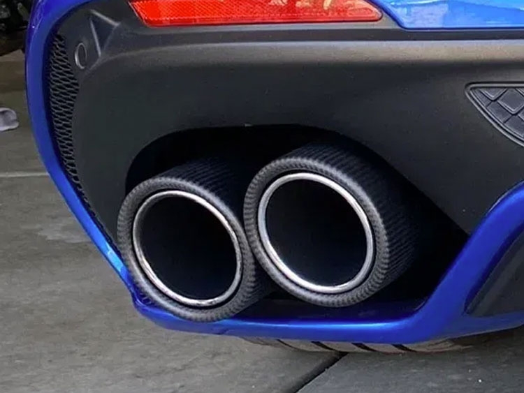 Alpha Romeo Carbon Fiber Exhaust