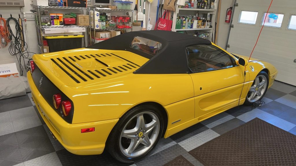 1999 Ferrari F355 Spider for sale rear three-quarter