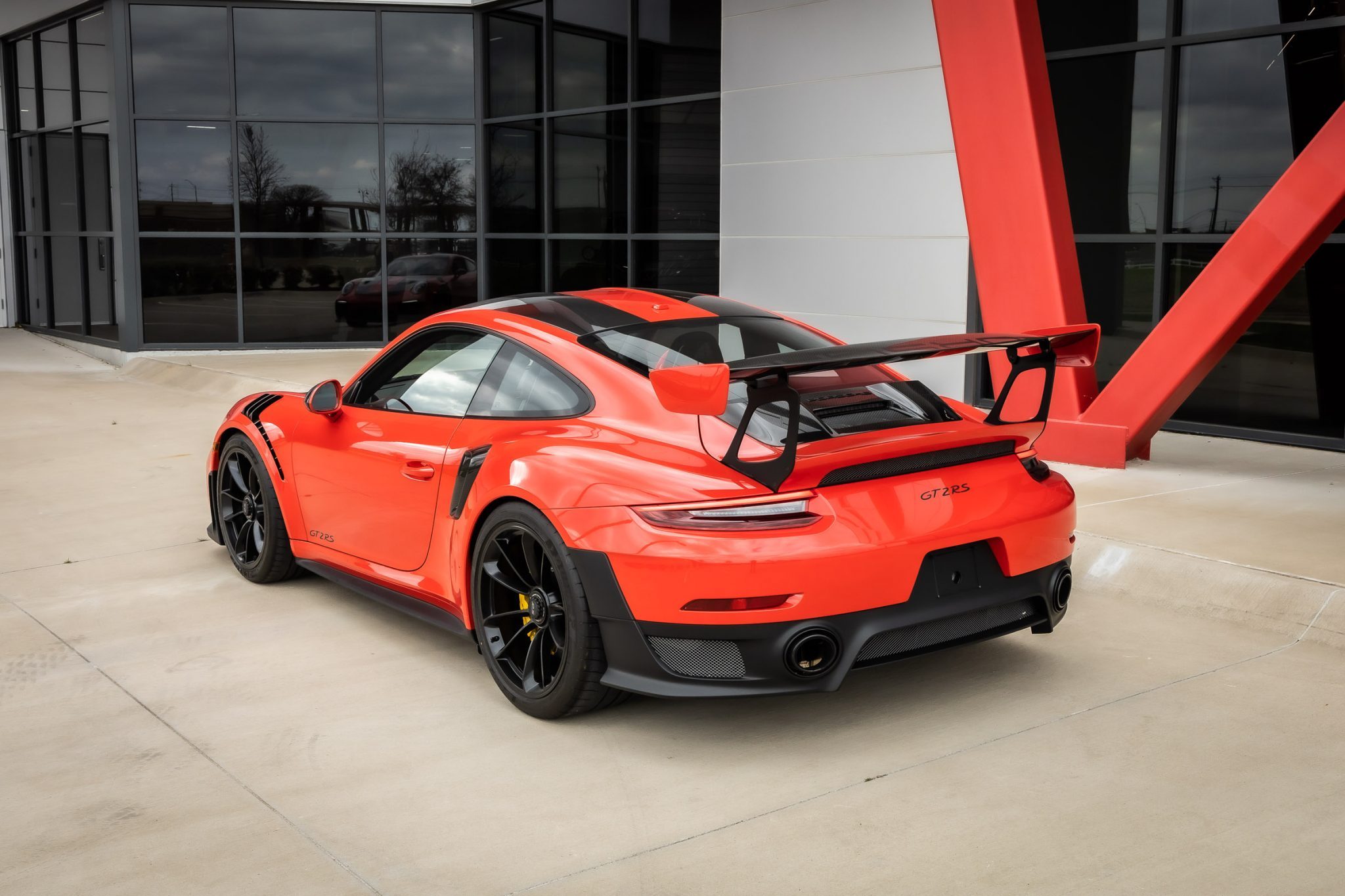 2018 GT2 RS Weissach Rear Angle