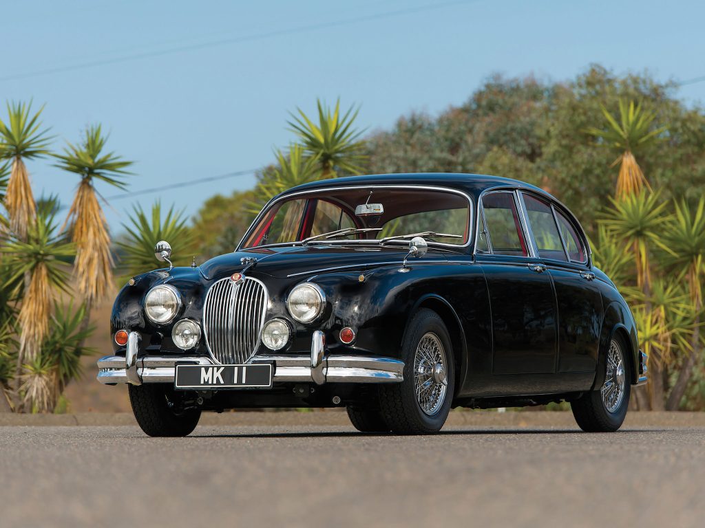 Jaguar Mark 2 1959 Miniature Bburago Gold 1/18 - Gris Métal