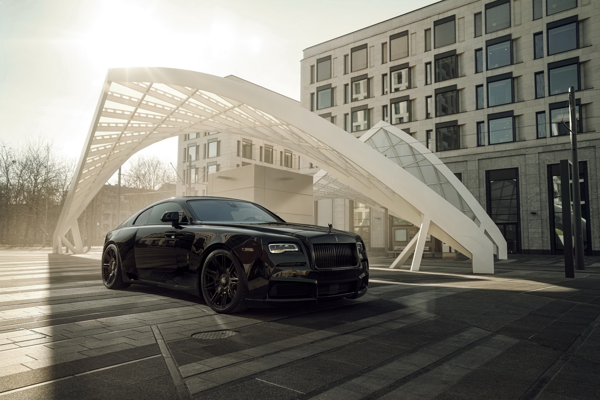 Rolls Royce Wraith черный