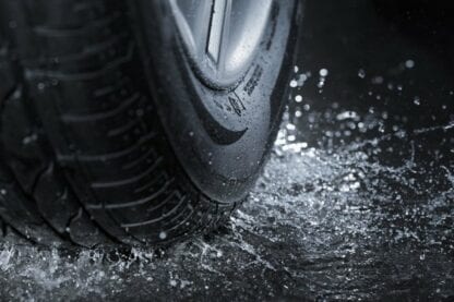 How Much Does Rain Reduce Your Traction?