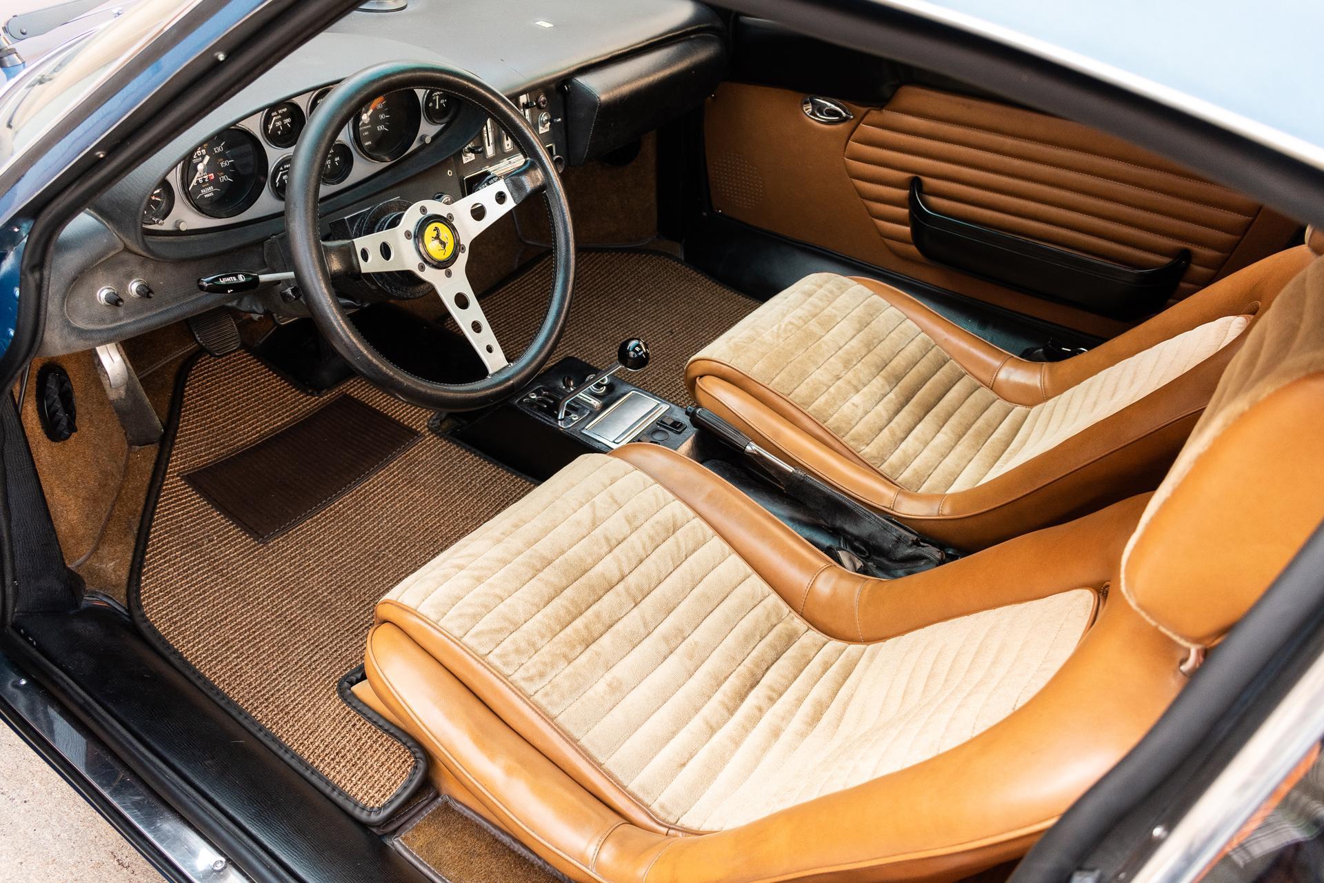 1972 Ferrari Dino 246 GT interior
