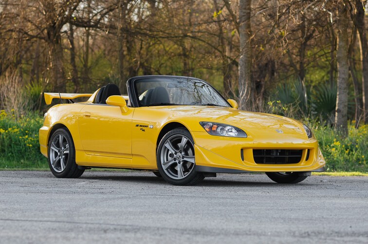 Yellow 2008 Honda S2000