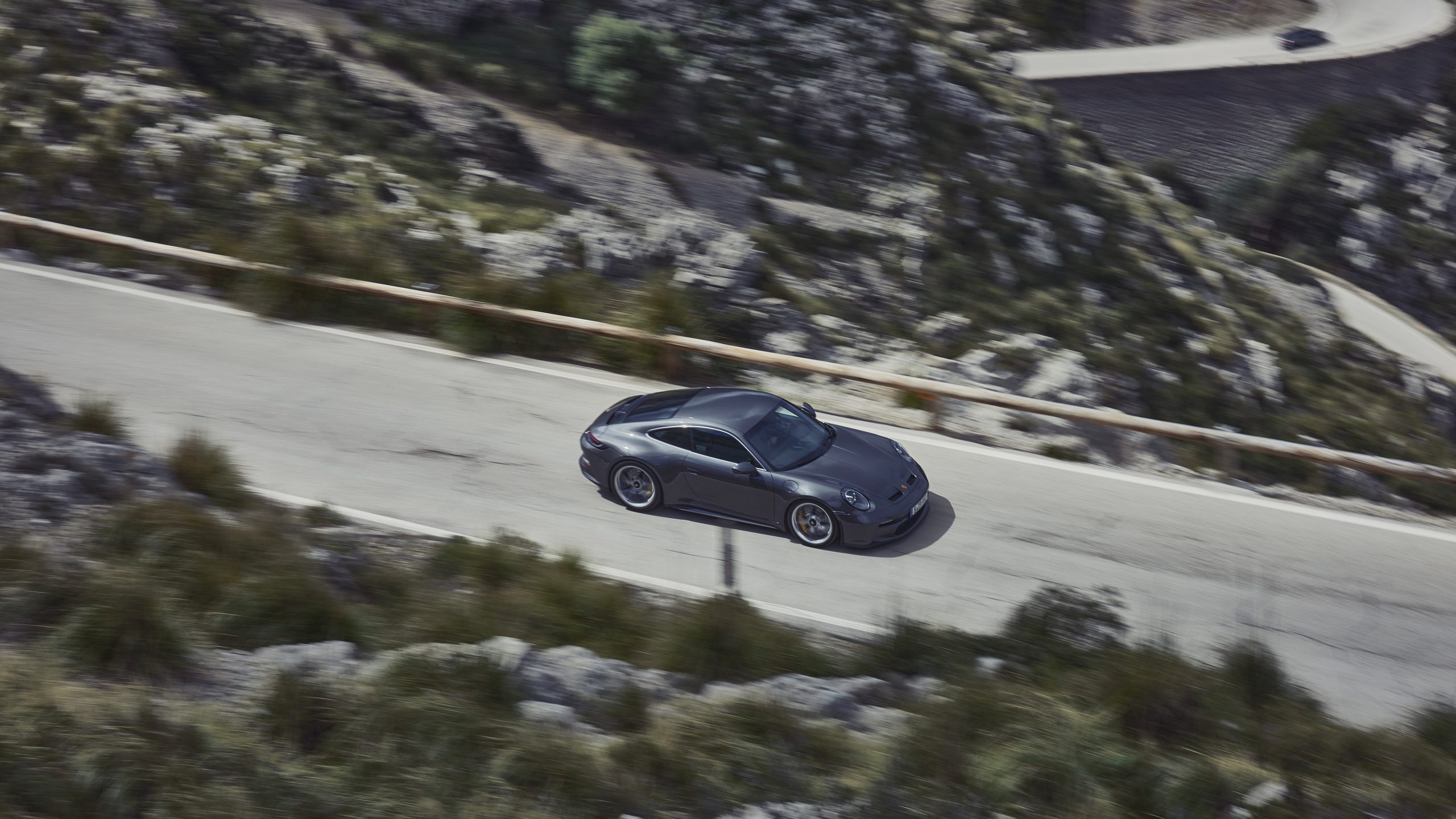 2021 Porsche 911 GT3 Touring Driving On Road