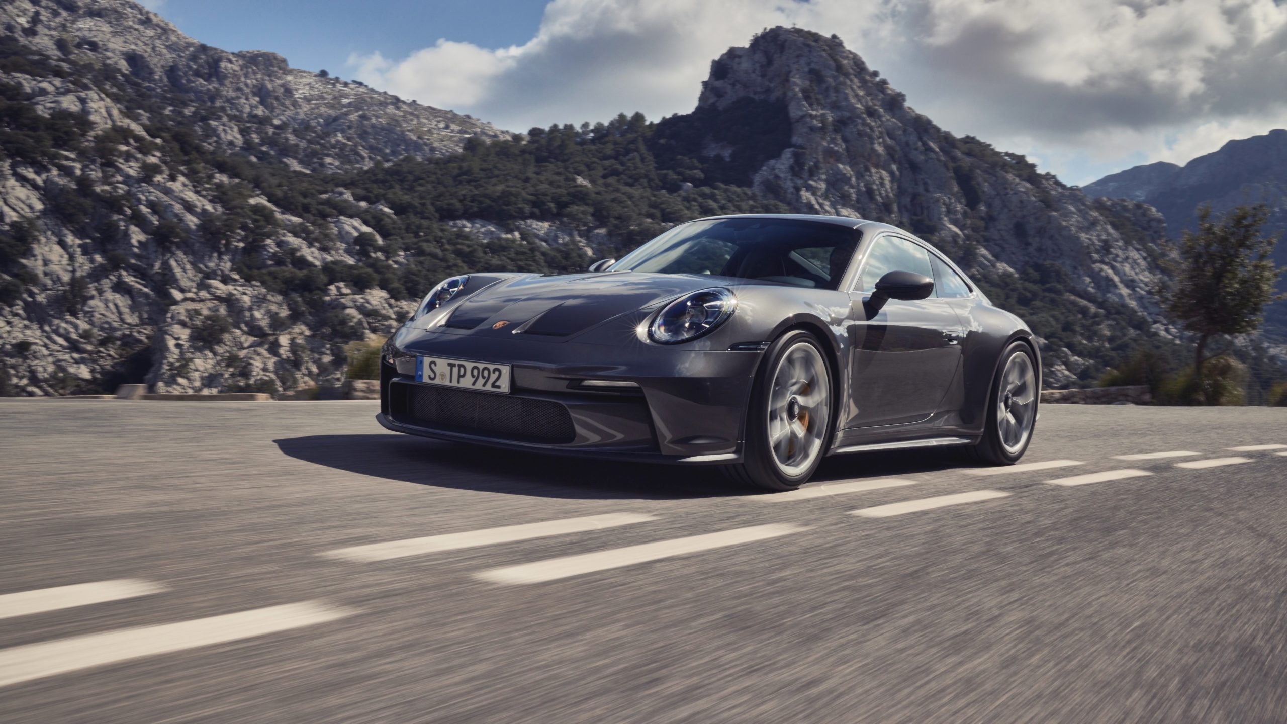 2021 Porsche 911 GT3 Touring Driving In The Mountains