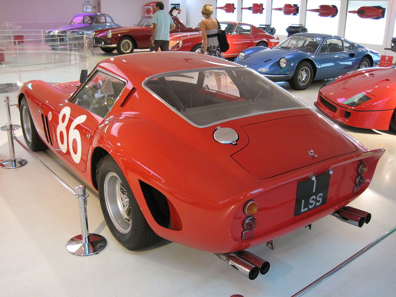 1962 Ferrari 250 GTO Series I at the Ferrari museum 