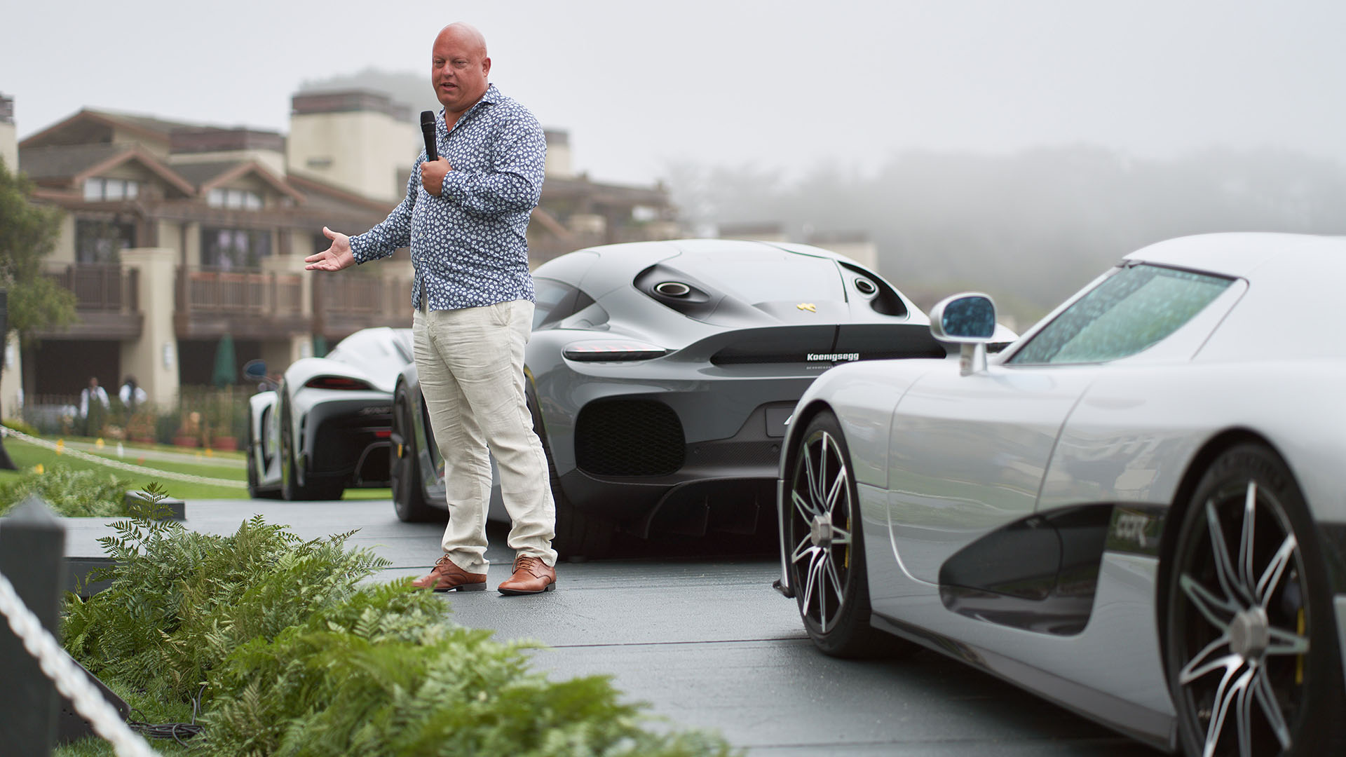The new Koenigsegg Gemera at the Monterey Car Week