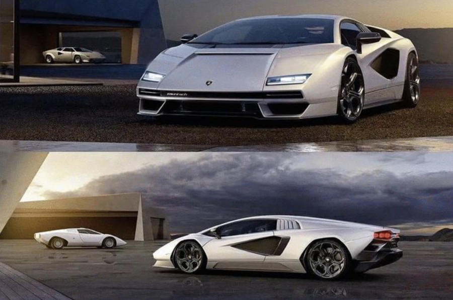 a view of the 2021 Lamborghini Countach