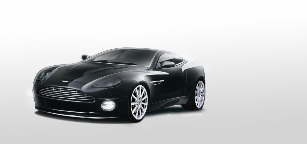 A sketch of the V12 Vanquish S Ultimate Edition