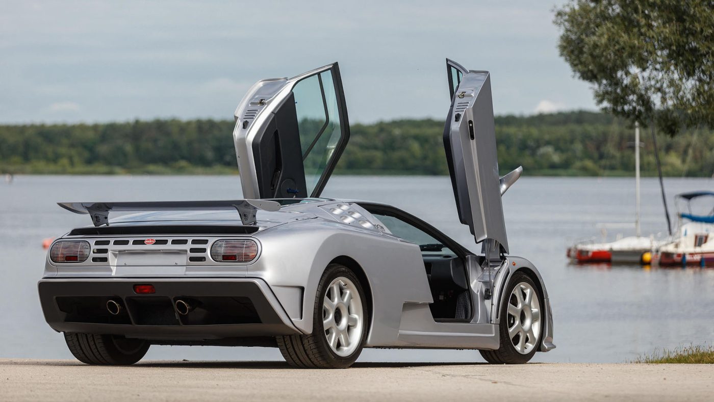 One of 30 Bugatti EB110 SS