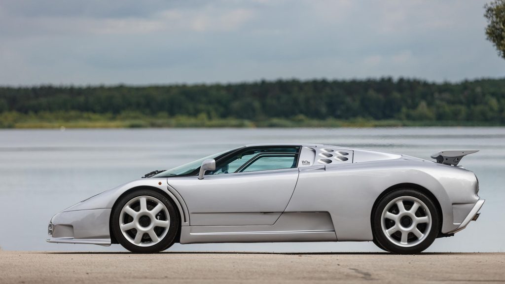 One of 30 Bugatti EB110 SS