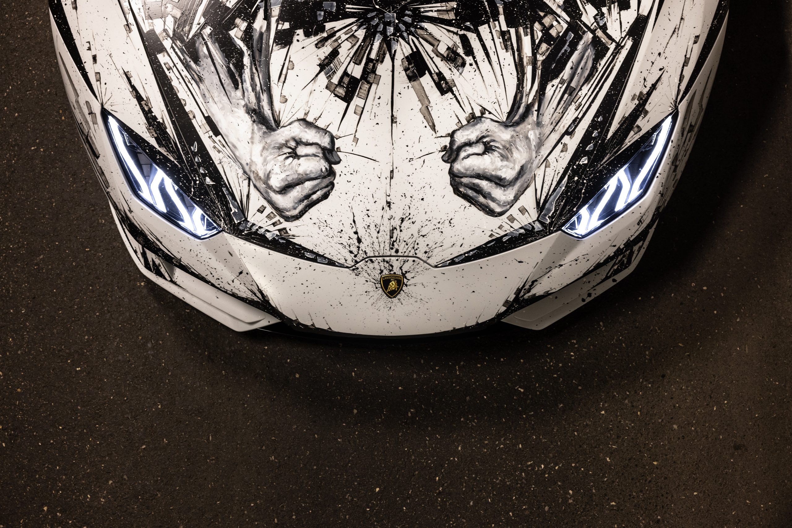 Lamborghini Huracán EVO interpreted by the artist Paolo Troilo