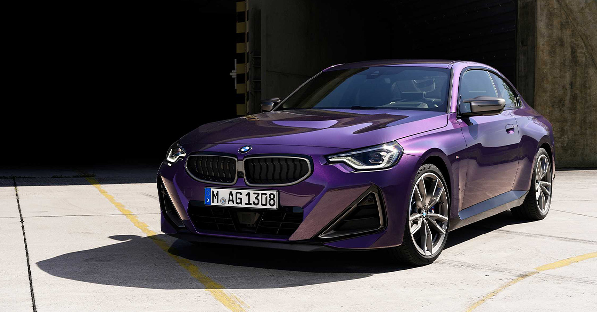 2022 purple BMW M240i