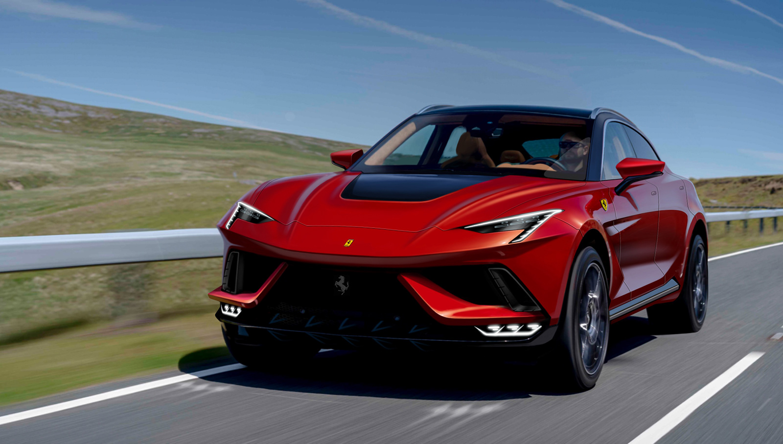 Principal 115+ images ferrari suv purosangue interior br.thptnvk.edu.vn