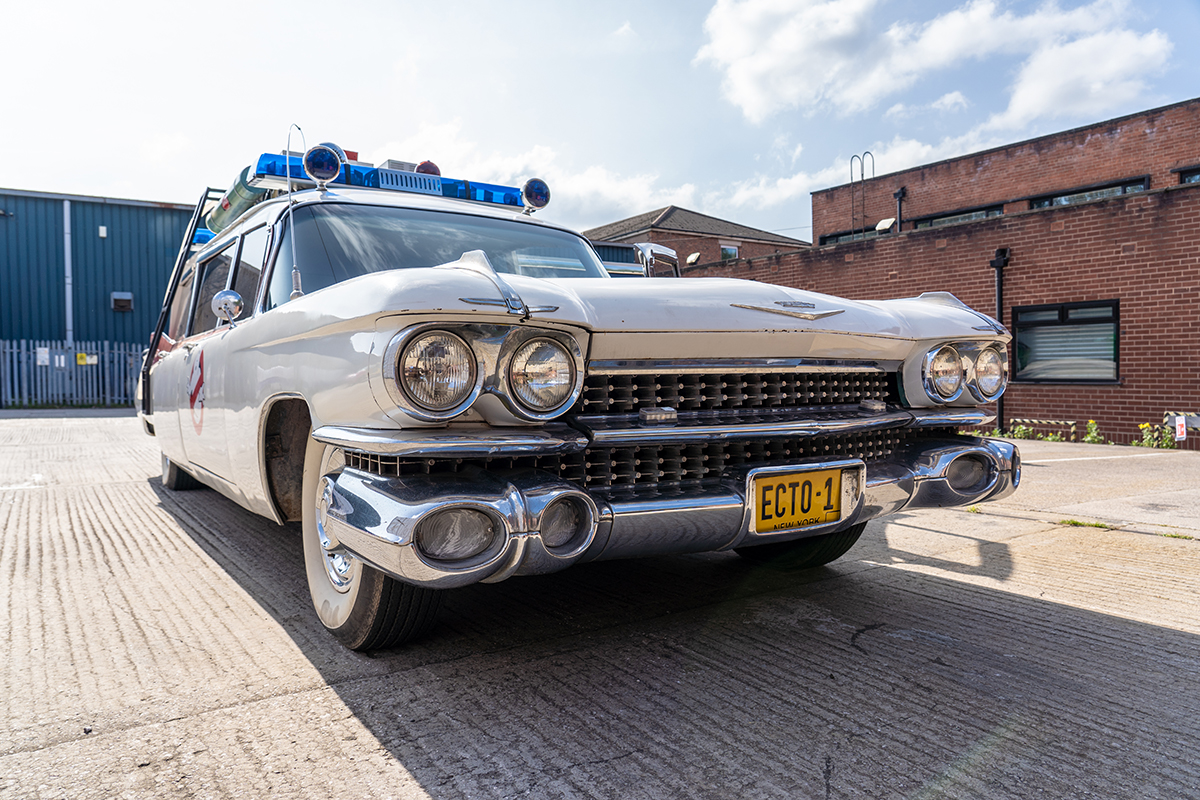 The famous Ghostbusters Ecto-1