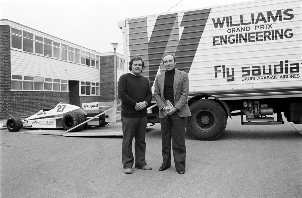 Frank WIlliams and Patrick Head