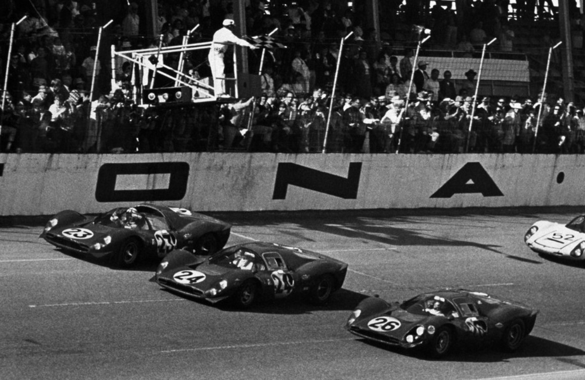 Ferrari 1-2-3 Finish at 1967 Daytona Endurance Race