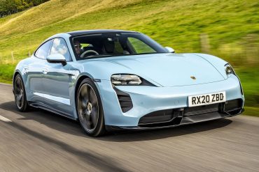 Blue 2021 Porsche Taycan