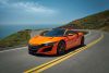 Orange Second-Gen Acura NSX on road