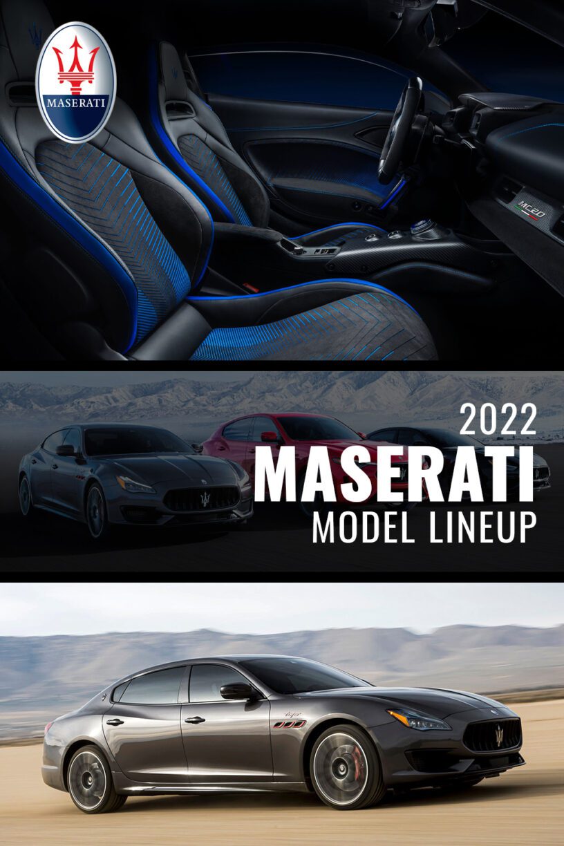 2022 Maserati Model Lineup