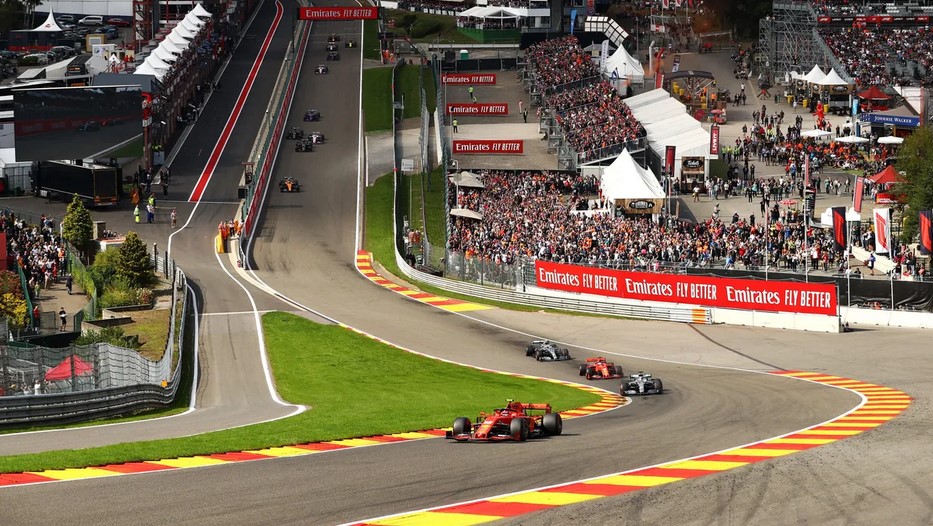 Formula One Cars at Circuit de Spa-Francorchamps