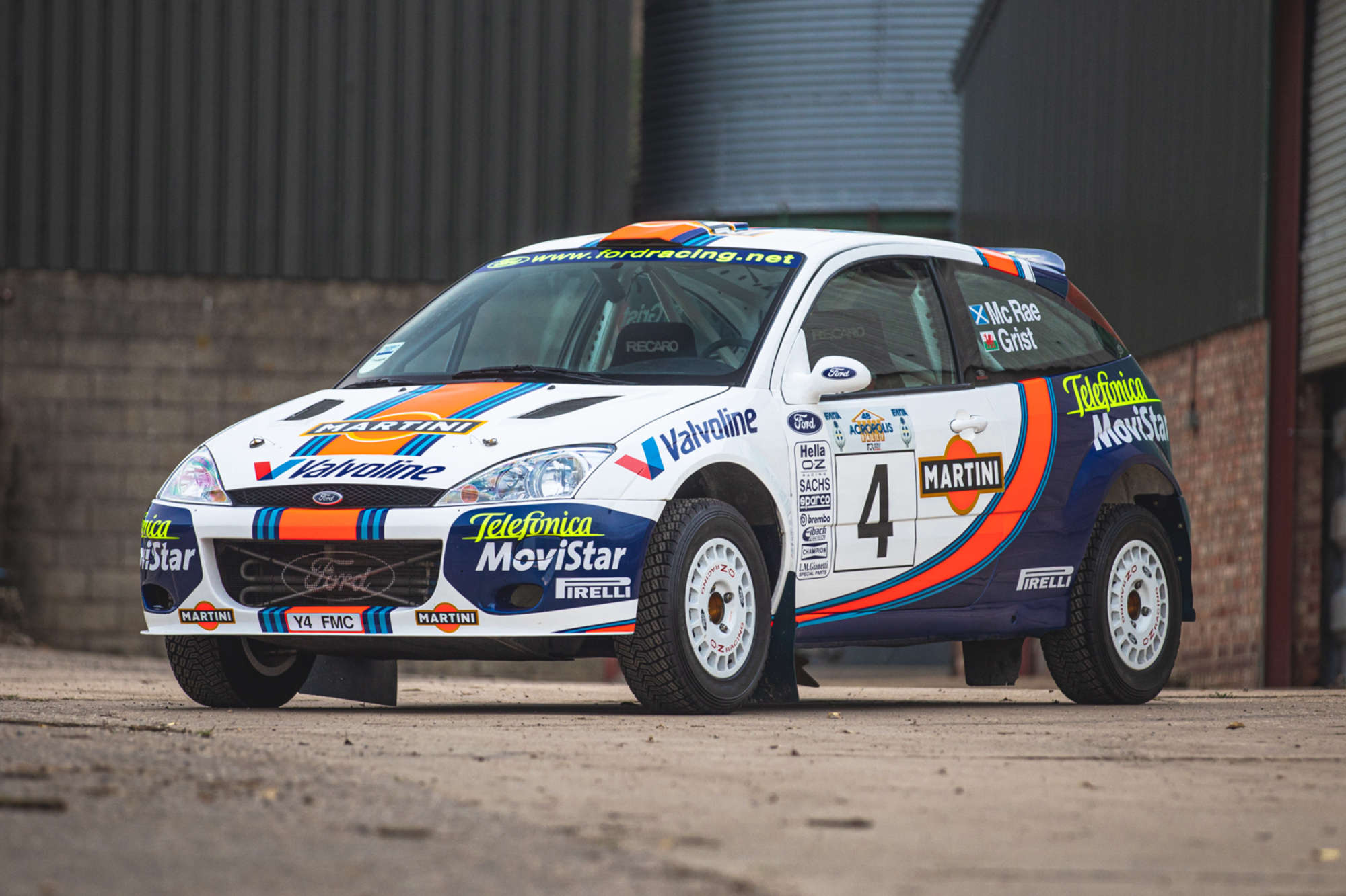 McRae's Ford Focus Rally to be Sold