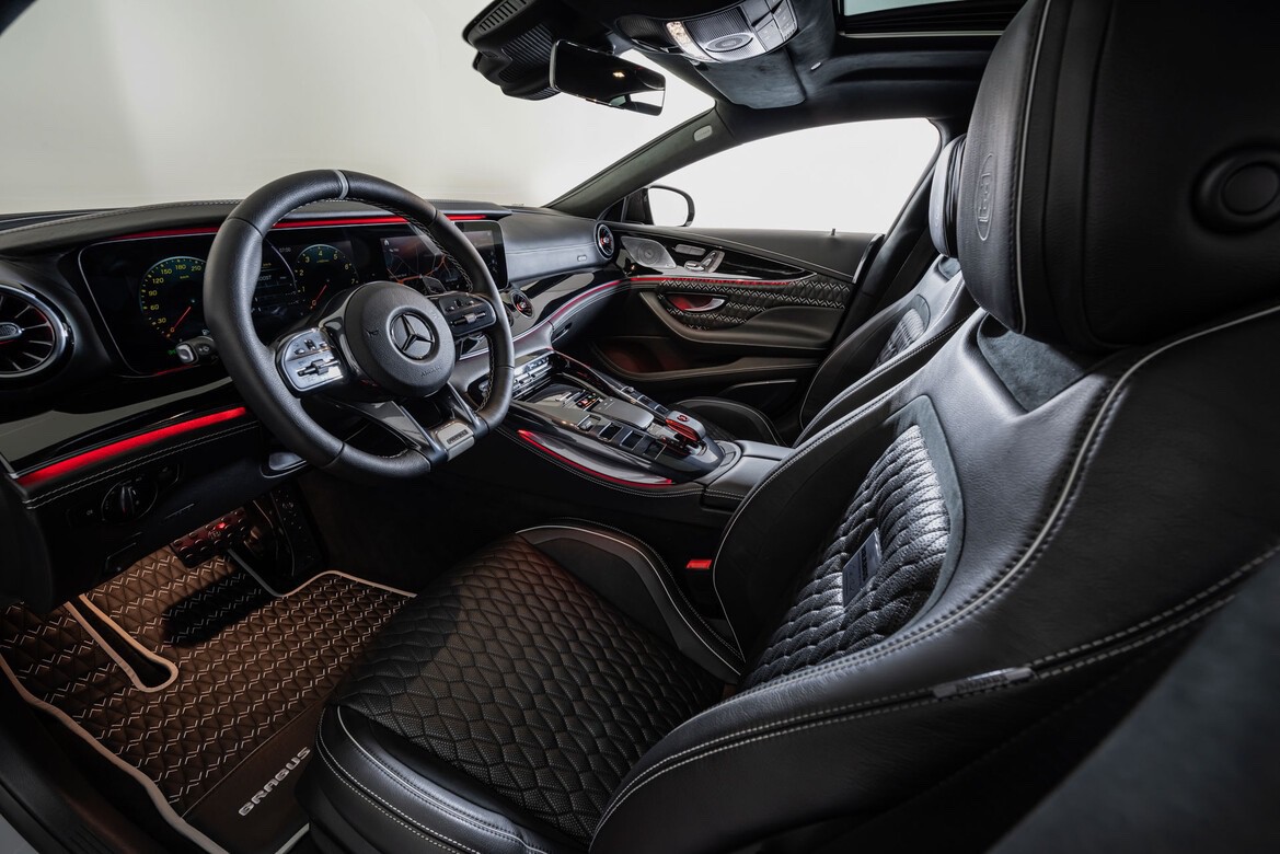 Interior of the Brabus Rocket 900 customised to client's taste