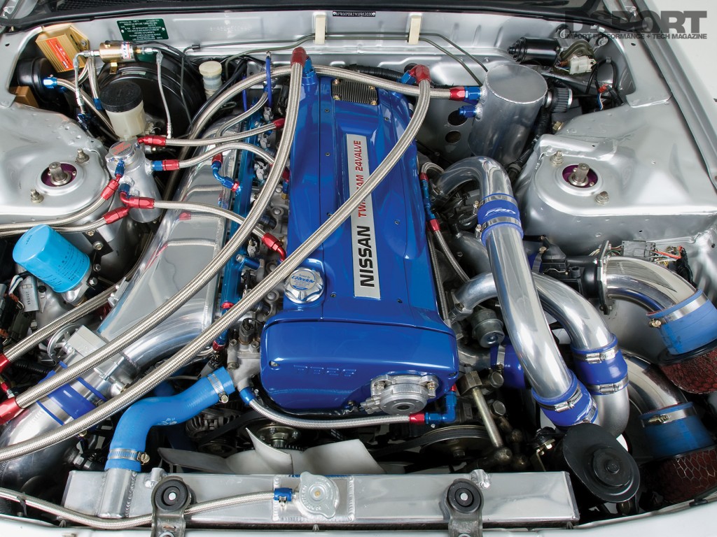 The RB26 engine that powers the Skyline GT-R