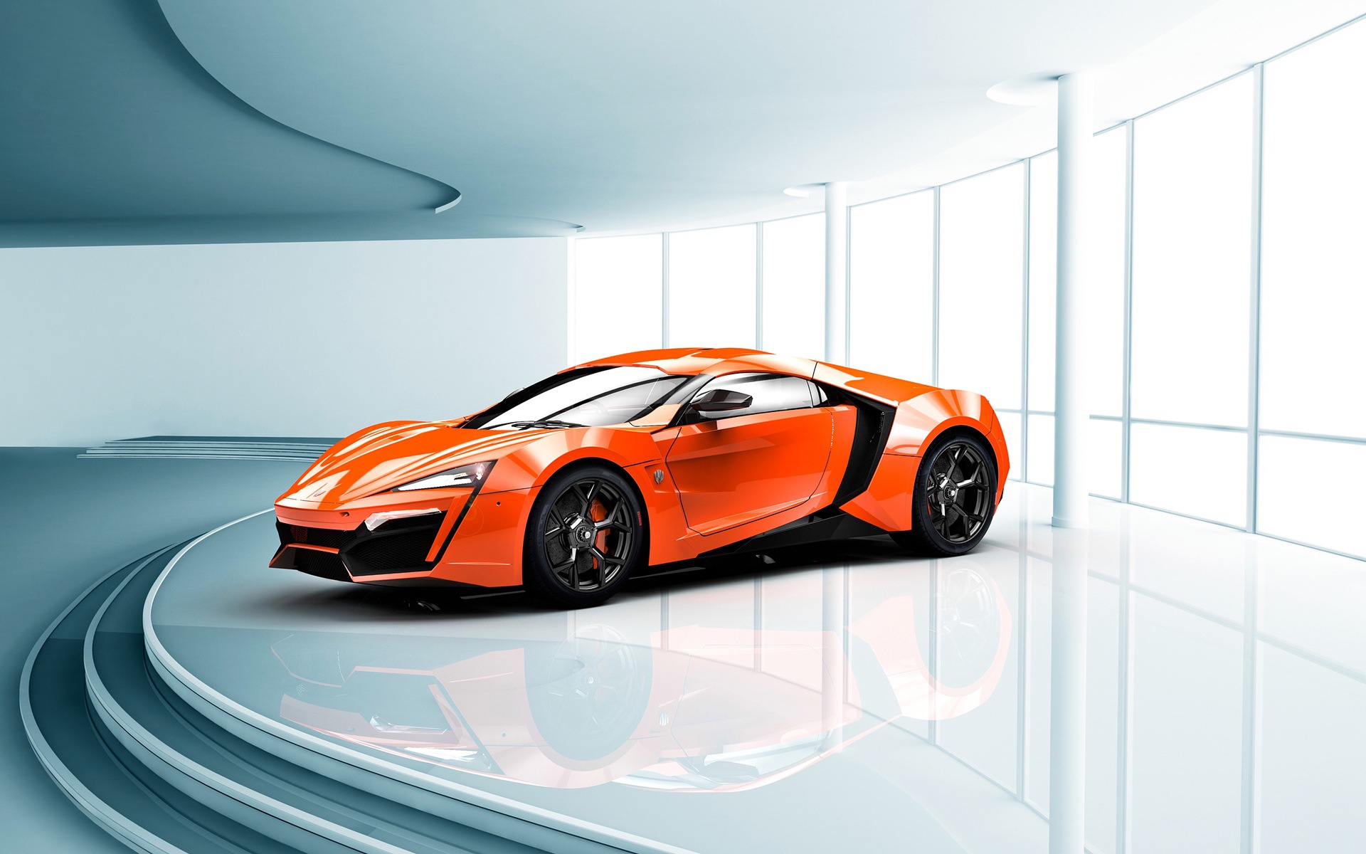 It’s so completely over the top that you would think it came from Lamborghini, but this is an entirely unique design. Also, there are diamonds inset into the headlights, something a Lamborghini doesn’t have.
