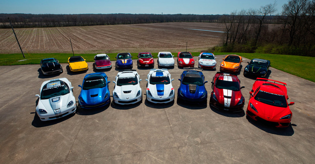 Corvette pace car collection