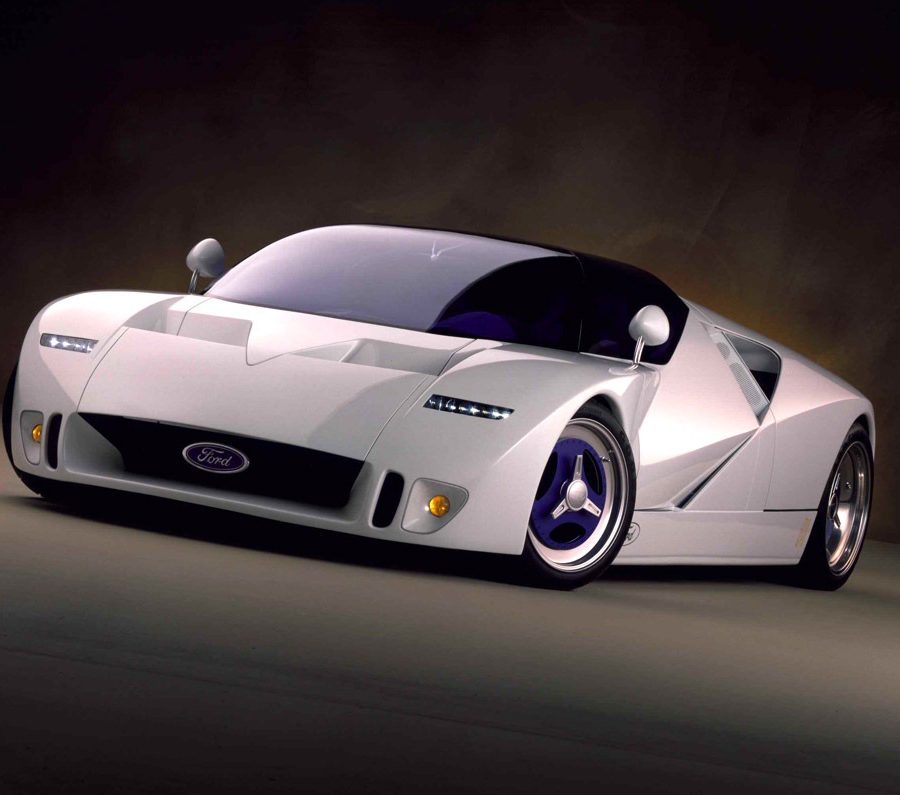Silver Ford GT90