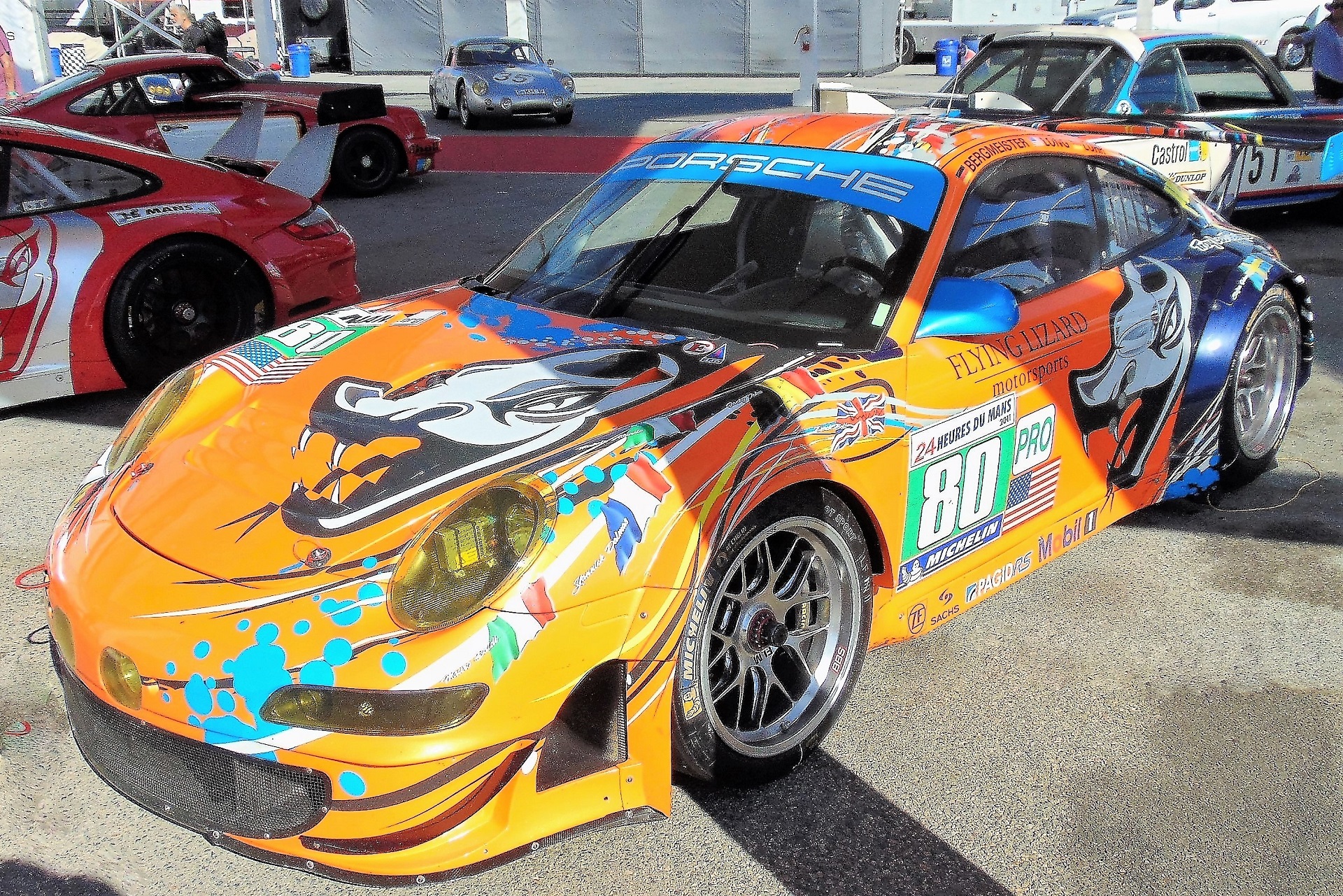 Flying Lizard, #80, Porsche 911