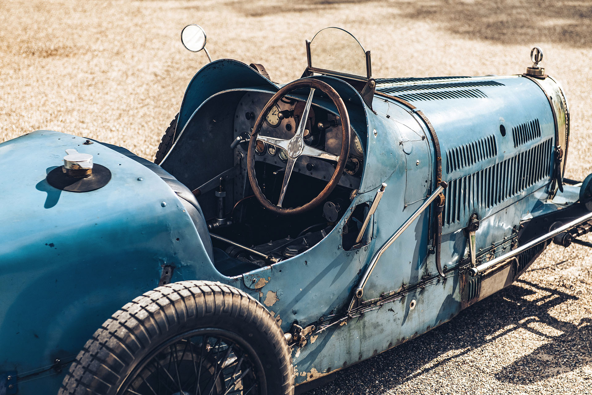 Bugatti home finally pieces of Unique history